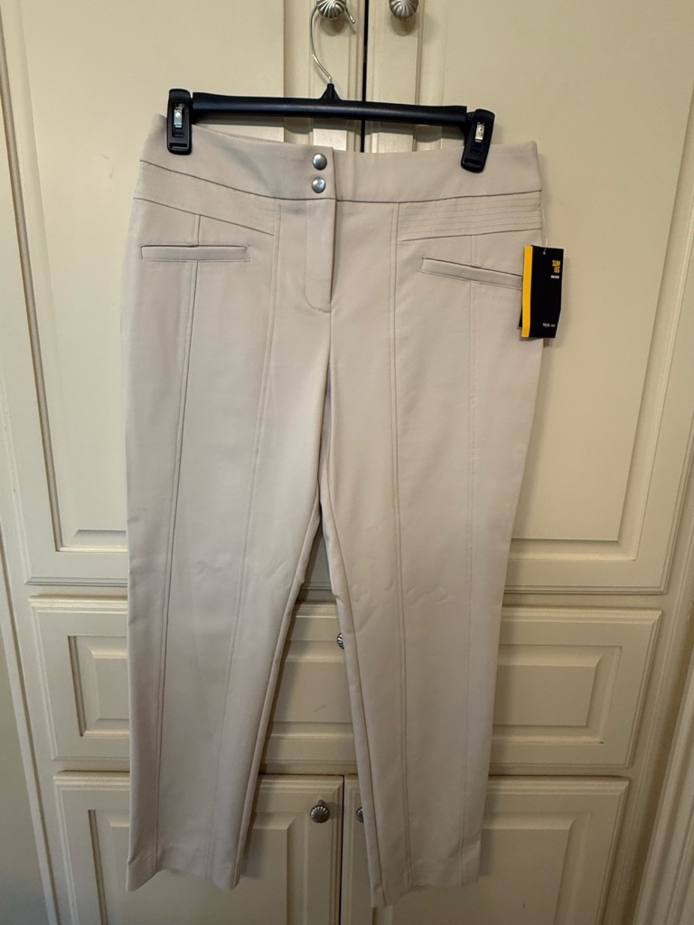 Style & Co. Beige Pull-On Ankle Trousers